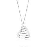 Personalized Heart Family Multi Name Necklace