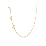 Personalized Sideways Initial Necklace