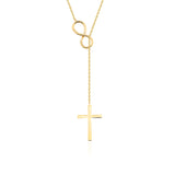 Infinity Cross Necklace For Women