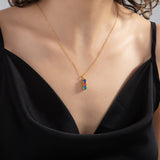 Personalized Birthstone Pendant