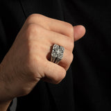 Sterling Silver Cross Ring for Men