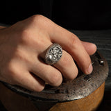 925 Sterling Silver Saint George Ring for Men
