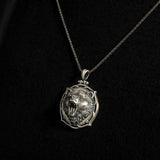 925 Sterling Silver Bear Head Necklace