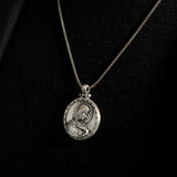 925 Sterling Silver Virgin Mary Necklace
