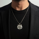 925 Sterling Silver Jesus Cross Pendant Necklace