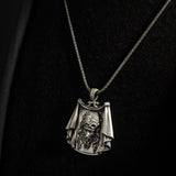925 Sterling Silver Jesus Cross Pendant Necklace