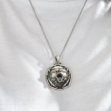 925 Sterling Silver Bear Head Necklace