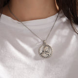 925 Sterling Silver Virgin Mary Necklace