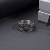 Sterling Silver Cross Ring for Men