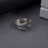 Sterling Silver Cross Ring for Men