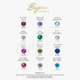 Custom Spaced Birthstone Necklace