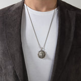 Wild Wolf Necklaces, Sterling Silver Wolf Pendants, Animal Necklace For Mens, Gift For Man, Gift For Father's, Unique Gift For Father's Day