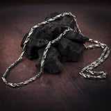 Silver Byzantine Chains, Silver Handmade Chain Necklace, Unique Silver Necklaces, 925 Silver Men Gift Chains, Unique Gift For Father's Day