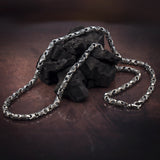 Sterling Silver Cross Link Chain Necklace for Men