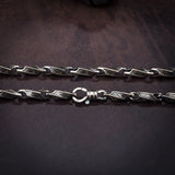 Silver Byzantine Chains, Silver Handmade Chain Necklace, Unique Silver Necklaces, 925 Silver Men Gift Chains, Unique Gift For Father's Day