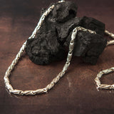 925 Silver Byzantine Chain, Handmade Chain Necklace, Unique Chain Necklace, Gift For Men, Gifts For Boyfriend, Unique Gift For Father's Day