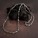 Silver Byzantine Chains, Silver Handmade Chain Necklace, Unique Silver Necklaces, 925 Silver Men Gift Chains, Unique Gift For Father's Day