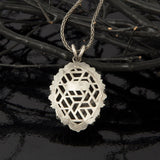 Solid Silver Lion Man Necklaces, Animal Pendants, Oxidized Unique Lion Head Necklace, Jewelry Gift For Men's, Unique Gift For Father's Day