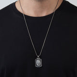 Silver Bear Necklace, 925 Silver Animal Jewelry, Nordic Bear Pendants, Bear Man Medallion, Bear Claw Necklace, Unique Gift For Father's Day