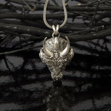 Unique Dragon Necklace, Solid Silver Dragon Pendant, Dragon Head Necklace, Jewelry For Man, Necklace For Mens, Unique Gift For Father's Day