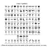 Personalized Disc Initial & Birthstone Bracelet