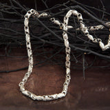925K Chain Necklace For Man, Bali Byzantine Chain, Sterling Silver Man Chains, Gift For Men, Gift For Fathers, Unique Gift For Father's Day