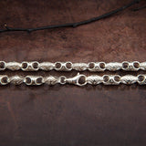 925K Chain Necklace For Man, Bali Byzantine Chain, Sterling Silver Man Chains, Gift For Men, Gift For Fathers, Unique Gift For Father's Day