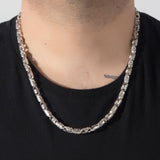 925K Chain Necklace For Man, Bali Byzantine Chain, Sterling Silver Man Chains, Gift For Men, Gift For Fathers, Unique Gift For Father's Day