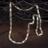 Chunky Chain, 925 Sterling Silver Byzantine Chain, Chain Necklace For Men's, Gift For Dads, Mariner Man Chain, Unique Gift For Father's Day