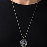 Sterling Silver Saint Michael Necklace - Archangel Michael