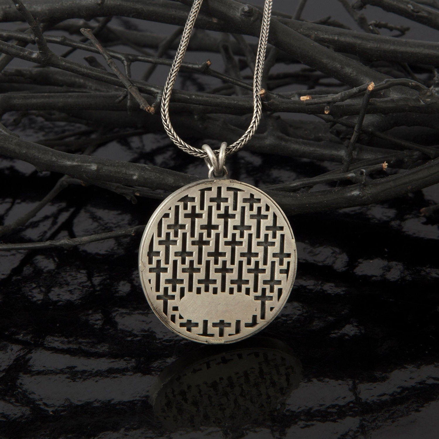 Sterling Silver Jesus Necklace, Religious Necklace, Gift For Mens, Prayer Jesus Pendant, Catholic Men Jewelry, Unique Gift For Father's Day