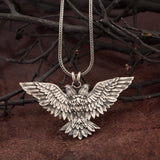 Sterling Silver Eagle Pendant, Jewelry For Man, Gift For Father's, Double Headed Eagle, Winged Eagle Necklace, Unique Gift For Father's Day