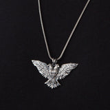 Sterling Silver Eagle Pendant, Jewelry For Man, Gift For Father's, Double Headed Eagle, Winged Eagle Necklace, Unique Gift For Father's Day