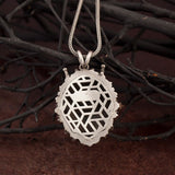 Solid Silver African Lion Necklaces, King Crowned Lion Man Pendant With Chain, Gift For Men, Gift For Fathers, Unique Gift For Father's Day