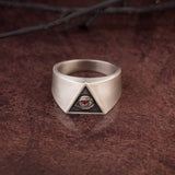 Freemason Ring, 925 Silver Master Masonic Rings, Freemasonry Ring, Knights Templar Rings, Illuminati Eye Ring, Unique Gift For Father's Day
