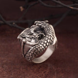 Sterling Silver Saint George Rings, Religious Jewelry For Men, St George Protect Us, Christian Statement Ring, Unique Gift For Father's Day