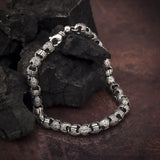 Men's Chain Bracelets, Byzantine Silver Chains, Unique Bracelets For Men, Sterling Silver Chain Gift For Men, Unique Gift For Father's Day