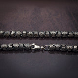 Men's Chain Bracelets, Byzantine Silver Chains, Unique Bracelets For Men, Sterling Silver Chain Gift For Men, Unique Gift For Father's Day