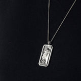 Sterling Silver Jesus Cross Necklace For Men