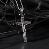 925 Sterling Silver Crucifix Necklace - Cross Necklace For Men