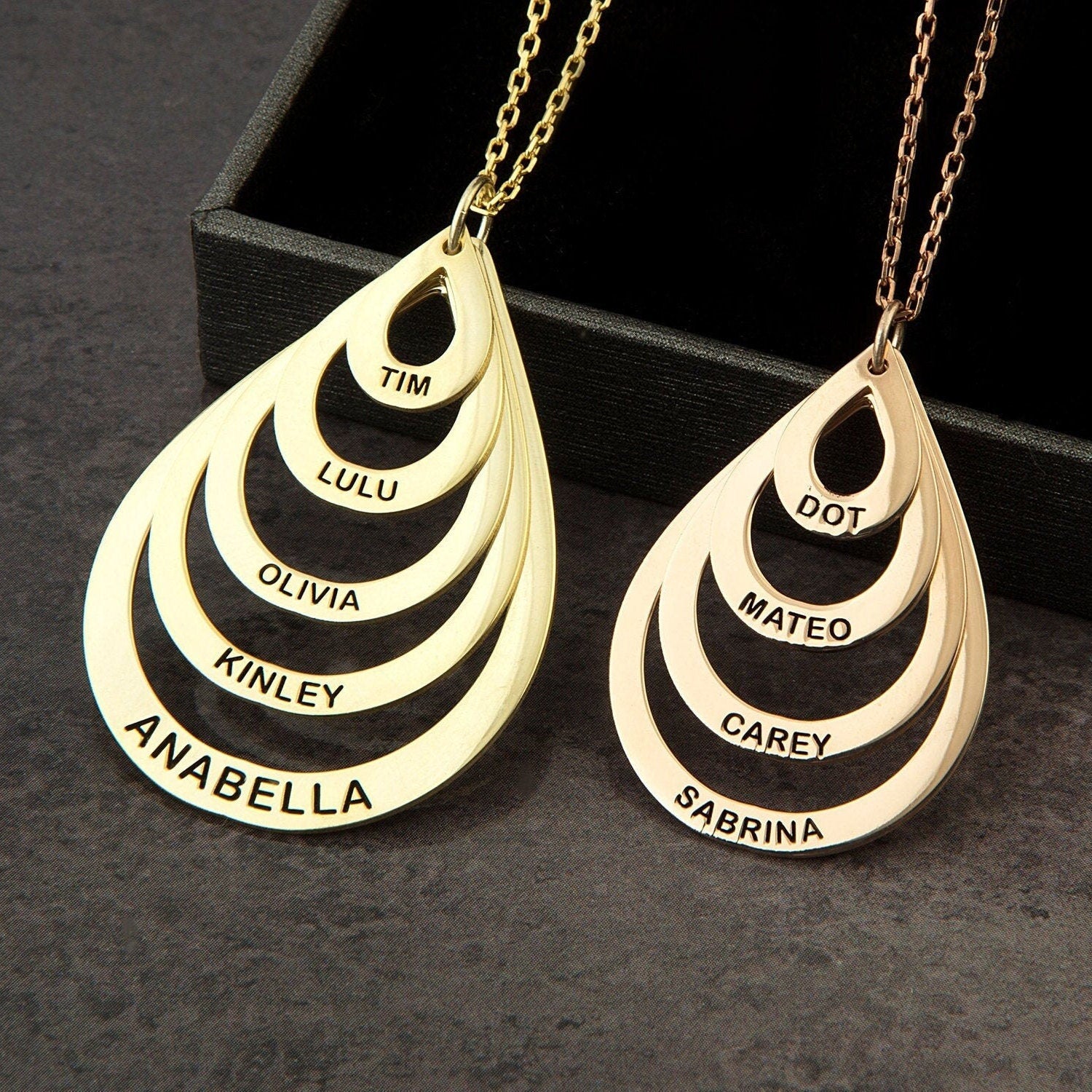 Multiple Name Necklaces, Birthday Gifts For Mother, Family Name Necklaces, Personalized Gifts, Gifts For Grandmother, Gift For Mothers Day