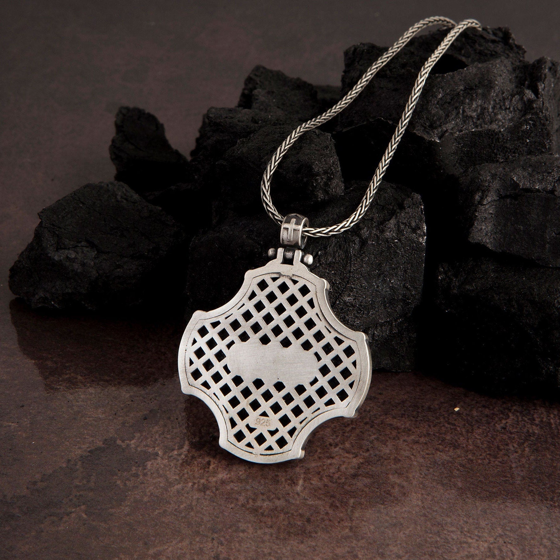 Sterling Silver Jesus Head Necklaces For Men, Jesus Christ Cross Necklaces For Women, Unisex Religious Jewelry, Unique Gift For Father's Day