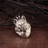 Wild Wolf Men Pendants, Wolf Head Necklace, 925 Sterling Silver Wolf Necklace, Animal Pendants, Gifts For Men, Unique Gift For Father's Day