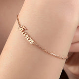 Minimalist Custom Name Bracelet