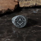 Sterling Silver Masonic Rings, Freemason G Class Rings, Master Mason Compass Rings, Best Gifts For Masonic Men, Unique Gift For Father's Day