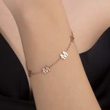 Custom Initial Letter Bracelet