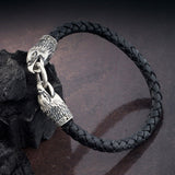 Silver Eagle Bracelet, Eagle Head Bracelet, American Eagle Bracelet, Mens Leather Bracelets, Gift For Fathers, Unique Gift For Father's Day