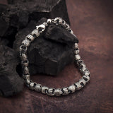 Men's Chain Bracelets, Byzantine Silver Chains, Unique Bracelets For Men, Sterling Silver Chain Gift For Men, Unique Gift For Father's Day