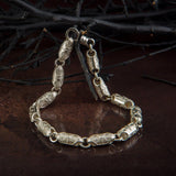 Sterling Silver Chain Bracelets, Silver Jewelry For Man, Gourmet Bracelet, Men's Chain Bracelet, Gift For Men, Unique Gift For Father's Day