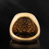 10K White Gold Custom Ring with Initial R